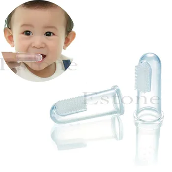 5pcs Kids Baby, Spædbarn Blød Silikone Finger Tandbørste Tænderne, Gummi Massageapparat Børste Ny