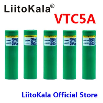 5pcs LiitoKala vtc5a for US18650VTC5A 2600mAh High Drain VTC5 35A batteri til Vape