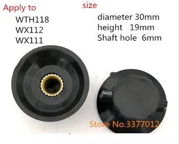 5pcs/masse K18-2 Gælder at WTH118 WX112 WX111 skifte bakelit knop potentiometer hat kobber core 6MM hul øre