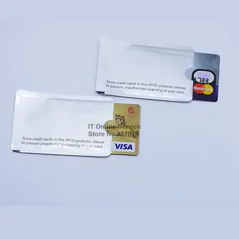 5PCS/masse RFID-Skærmede Kort Ærme 13,56 mhz IC-kort beskyttelse kappe NFC-kort Opbevaring Kontor Derhjemme Opbevaring