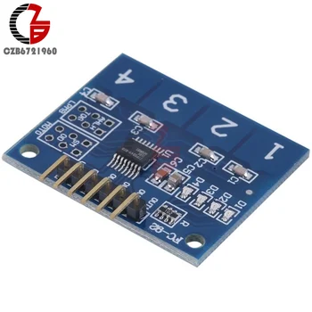 5PCS NYE 4-Kanals Digital Kapacitiv Touch Sensor Skifte Modul-Knappen for Arduino TTP224