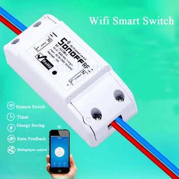 5pcs/pack itead sonoff 220v dc trådløs Fjernbetjening Wifi Skifte Smart Home automation/ Intelligent Center Timer Dele Skifte