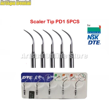 5pcs PD1 dental scaler tips ultralyd dental scaler tip til SATELEC NSK GNATUS DTE
