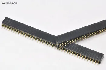 5PCS Pitch 2,54 mm 80 Pin 2x40 Dobbelt Række Stright Kvindelige Pin Header Strip PCB Stik
