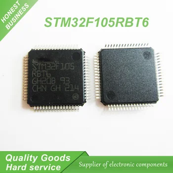5PCS STM32F105RBT6 STM32F105 RBT6 QFP64 ARM Microcontrollere - MCU 32BIT Cortex 64/25 FORBINDELSE LINJE M3