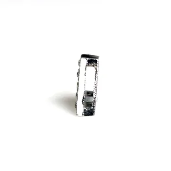 5sets (130pcs) Mode Smykker 10mm A-Z Sølv Tone Breve Rhinestone Skyderen Perler Charms armbånd & Armbånd Smykker Kaking