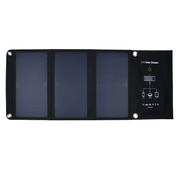 5V 21W Sunpower Solar oplader Sammenklappelig Solar Oplader Udendørs Bærbare solpanel Oplader for iphone Mobiltelefon digitalkamera
