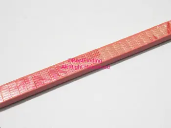 5x2mm Mørk pink glitter lædersnøre 5mm lædersnøre