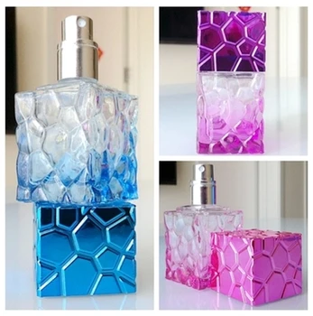 5X30ML Water Cube Design Tom Parfume Flasker Forstøver Spray Glas Genpåfyldelig Flaske Spray Duft Sag