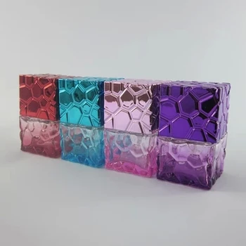 5X30ML Water Cube Design Tom Parfume Flasker Forstøver Spray Glas Genpåfyldelig Flaske Spray Duft Sag