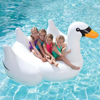 6 Stil Oppustelige Pool Float Giant Swan Vandmelon Flyder Ananas Flamingo Svømning Ring Barn&Voksen Vand Toy boia piscina