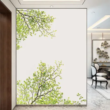 60*90cm Gren 3D Wall Stickers PVC Lim Hjem Dekoration Decals Glas Klistermærke Til Soveværelse, Stue LXY9
