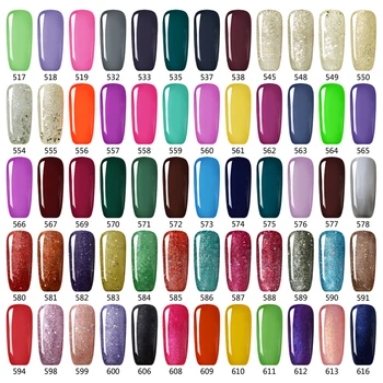 60 Stk Kit DHL Gratis Fragt Nail Art Gel UV-Professionelle Gel Neglelak Mode Farve ibdgel Mærker Nalis Fabrik, Engros