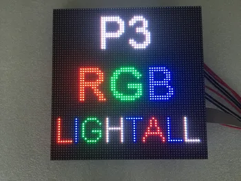 64x64 indendørs RGB hd p3 indendørs led-modul, video wall høj kvalitet P2.5 P3 P4 P5 P6 P7.62 P8 P10 LED-panel fuld farve led-display