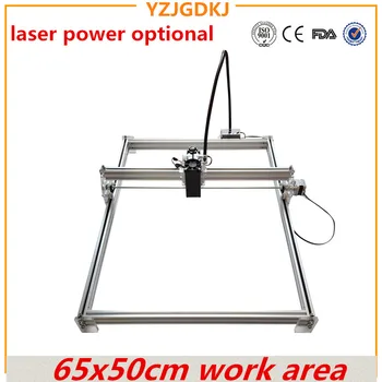 65x50cm Mini desktop Laser gravering engraver Laser cutting machine Etcher CNC print image af 50 X 65 cm-mærket logo på hundetegn