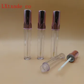 6ml Krystal Klare Tomme Lip Gloss Plast Rør, Beholdere, Engroshandel Detailhandel Originales Genopfyldning Lip Balm Mascara Creme Flaske