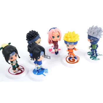 6pc/set Anime Naruto Action Figur legetøj 3