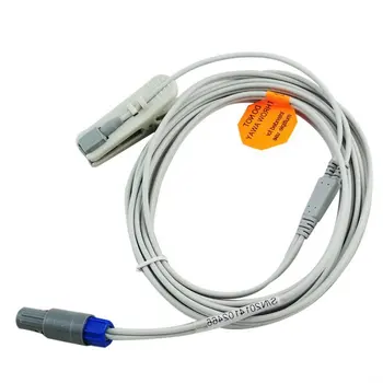 6PINS 3m/10ft Veterinær-SpO2-Sensor er Kompatibel Mindray MEC-2000,PM7000 Fit for Dyre SpO2-Sensor Kabel