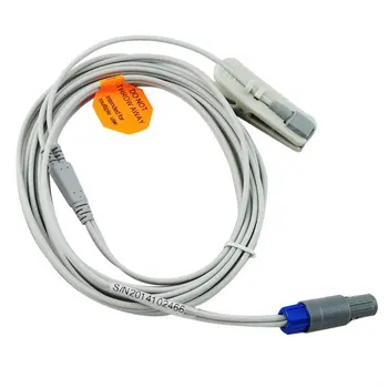 6PINS 3m/10ft Veterinær-SpO2-Sensor er Kompatibel Mindray MEC-2000,PM7000 Fit for Dyre SpO2-Sensor Kabel