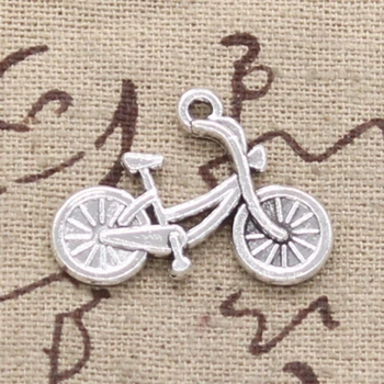 6stk Charms cykel cykel 26*18mm Antikke Gøre vedhæng passer,Vintage Tibetansk Sølv,DIY armbånd halskæde