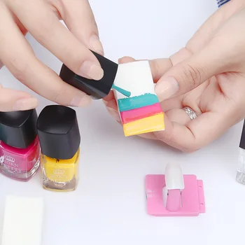 6stk Gradient Negle Bløde Svampe til at Falme Creative Nail Design Manicure DIY Nail Art Værktøj