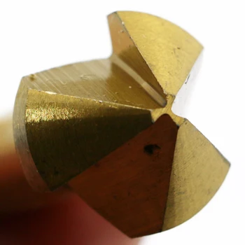 6stk hss stål titanium undersænker boret sæt rivalen affasning skrue spiralbor til metal afgratning af wooddrill træbearbejdning