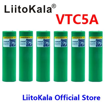 6stk liitokala 3,6 V 18650 US18650 VTC5A 2600mAh High Drain 40A Batteri Til Sony
