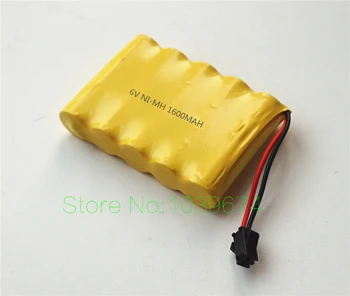 6V NI-MH 1600MAH 1,2 V AA*5 Genopladeligt Opladelige Batterier til Toys 