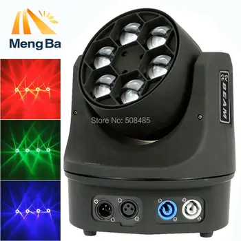 6x15w RGBW 4-I-1-LED-Mini-Bee Øje Stråle DMX512 Lys LED Moving Head Light DJ/Fest/Forside /Vis /Bar/Fase /Party Lys Fase