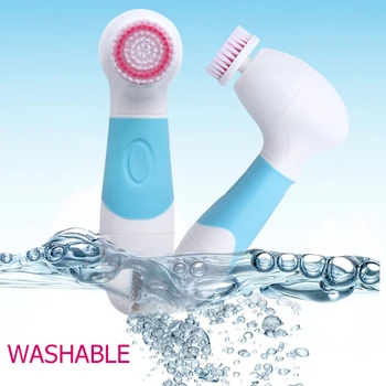 7 I 1 Ansigt Børste Udrensning Multifunktion Elektriske Ultralyd Wash Body Spa hudpleje, Massage Ansigt Børster Facial Cleanser Værktøj