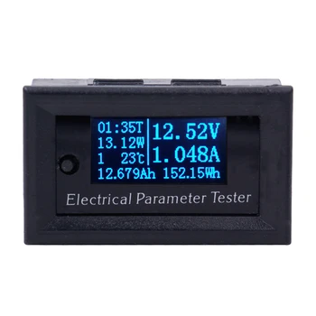7-i-1 Multifunktion voltmeter Amperemeter Elektriske Parameter aktuelle Spænding, Tid, temperatur, kapacitet Tester 20% off