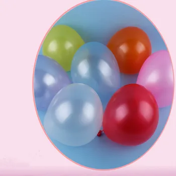 7-tommer runde perle balloner (100pcs / masse) af høj kvalitet dedikeret et gitter Dekorative fødselsdagsfest ballon