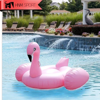 75 tommer 1,9 M Giant Swan Oppustelige Flamingo Ride-On Swimmingpool Toy Float Oppustelige Swan svømning i Pool Ring Ferie Vand Fun Toy Swimmingpool