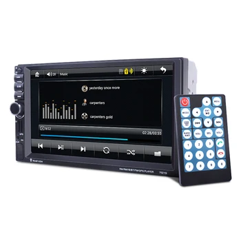 7inch 2 Din HD Bil Radio MP5 Afspiller Med Digitale Touch-Skærm, Bluetooth, USB/TF/FM-DVR/Aux-Indgang Understøtter Håndfri Bil Oplade GPS