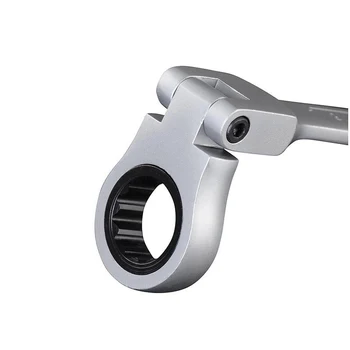 7pcs et sæt nøgler værktøjer til biler reparation ferramentas nøglen med en kombination Fleksibel ratchet skruenøgle auto reparation af håndværktøj