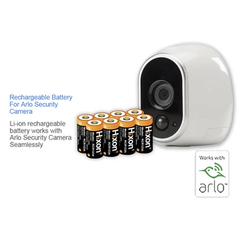 8 stk 700mAh 3,7 V RCR123A Lithium-ion Genopladelige Batterier til Netgear Arlo HD-Kameraer og Reolink CE,UL&FCC-certificeret