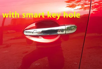8 STK Forkromet ABS Udvendige dørhåndtag Dække Trim højrestyret for Mazda CX-3 CX3 2016 2017 2018