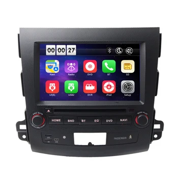 8 tommer Bil DVD-Afspiller GPS Navigation System til Mitsubishi Outlander 2007 2008 2009 2010 2011 2012 Can-Bus Spejl Link WiFi 3G OBD2
