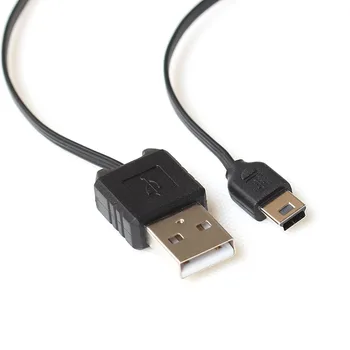 80cm Smart og Blød Mini-USB-Data Sync Oplader Kabel til MP3-MP4 Bil GPS