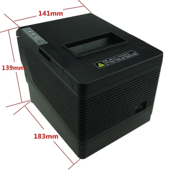80mm modtagelsen POS-printer Automatisk cutter bill Termisk printer, USB, Ethernet Seriel Tre havne er integreret i én printer