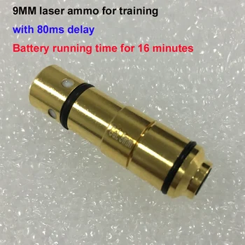 (80ms forsinkelse) laser Ammunition Bullet Laser Patron til Tør Brand Uddannelse Skydning Simulation