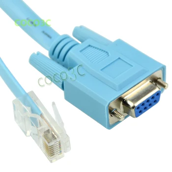 8P8C RJ45 Male til RS-232 Kvindelige RJ45 Netværk til Seriel DB9 COM-Port Kabel Til Cisco Huawei Router, Switch Konsol Fladskærms 60 tommer
