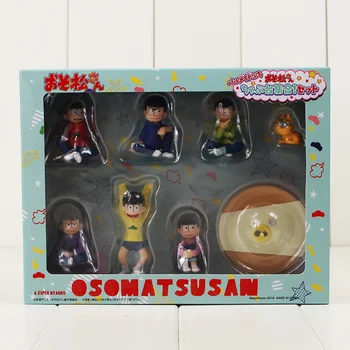 8stk/masse 2-6.5 cm OSOMATSU San Hr. osomatsu San Karamatsu Ichimatsu Mini Brødre action Figur Model Legetøj søde collectible gaver