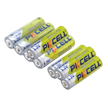 8stk/masse AA Genopladelige Batteri AA NiMH-batterier 1,2 V 600mAh NIMH-2A Pre-charged Batería Genopladelige Batterier til Kamera