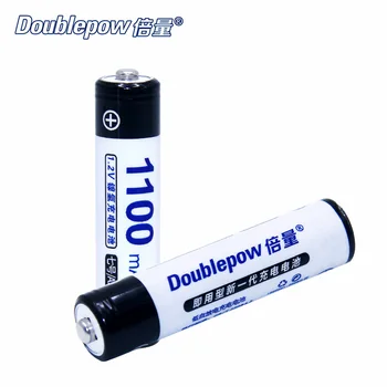 8stk/Masse Doublepow DP-AAA1100mA 1,2 V Ni-MH-Batteri i den Faktiske Høj Kapacitet 1100mA Batteri Celle GRATIS FRAGT