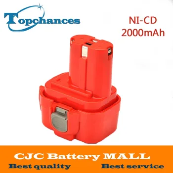 9.6 V 2000mAh NI-CD Genopladelige Batteri Power Tool Batteri Akku Boremaskine til Makita 9120 9122 PA09 6207D Ni-CD Batería