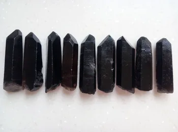 9 True Black TIBETANSKE kvartskrystal PUNKT Wand Stærke CHI Energi Gen 252.2 G
