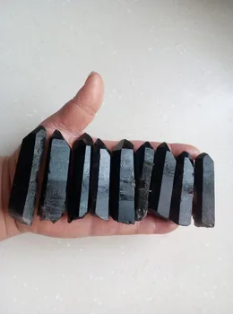 9 True Black TIBETANSKE kvartskrystal PUNKT Wand Stærke CHI Energi Gen 252.2 G