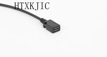 90 graders bøjning micro mandlige og kvindelige linje/L type mikro-USB-revolution mor af data linje kobber ledninger