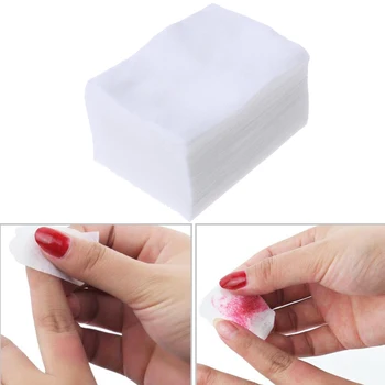 900Pcs/Taske Bomuld Nail Polish Remover Wipes Puder Salon DIY Manicure Nail Art Tips polske Gel til Fjernelse Renere Papir Servietter